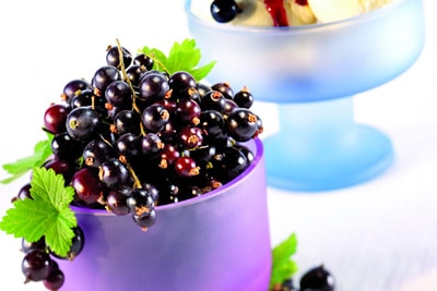 Simple Blackcurrant Ice Cream
